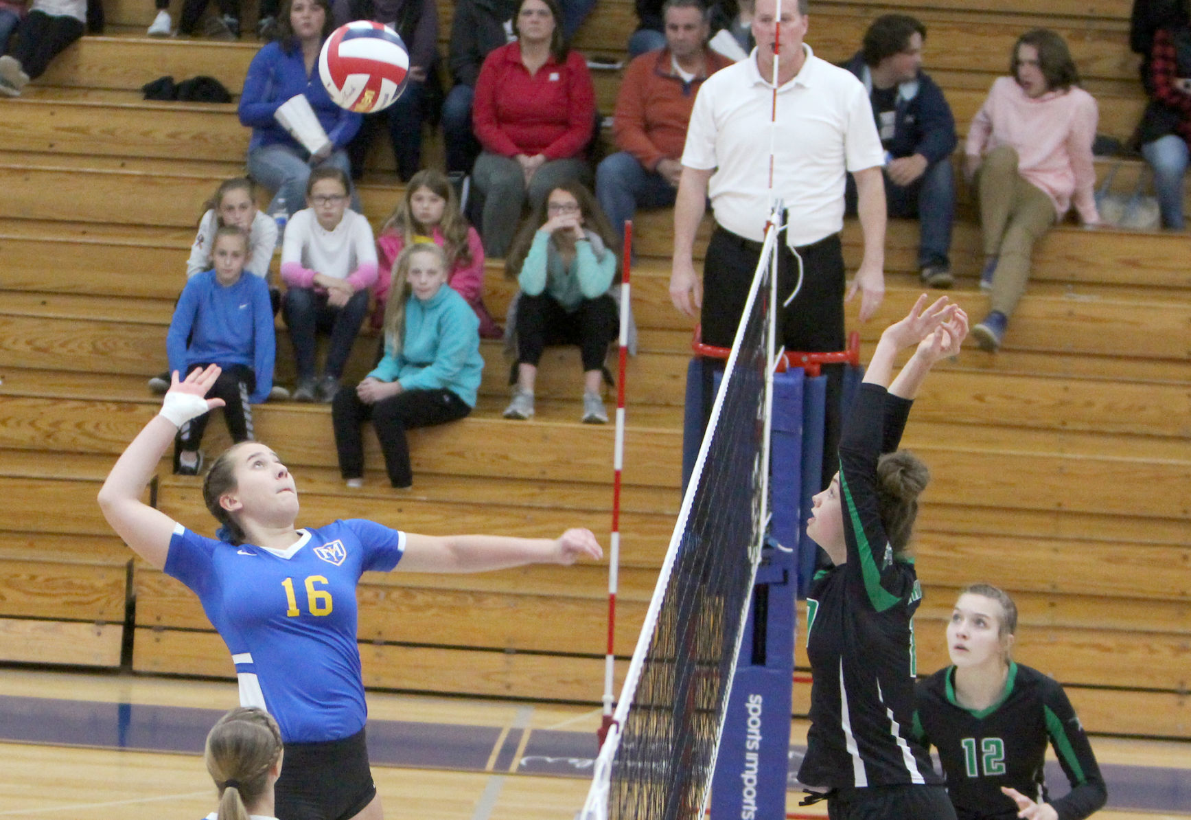 Eau Claire Immanuel Lutheran at McDonell volleyball 10-26-19